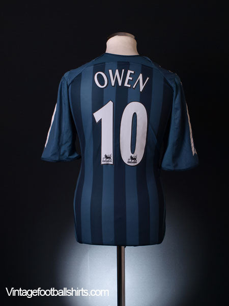 2005-06 Newcastle Away Shirt Owen #10 L Football Shirt