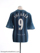 2005-06 Newcastle Away Shirt Shearer #9 L Football Shirt