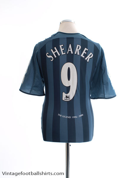 2005-06 Newcastle Away Shirt Shearer #9 L Football Shirt