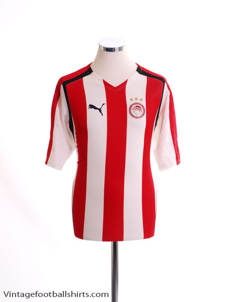 2005-06 Olympiakos Home Shirt XL Football Shirt