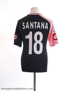 2005-06 Palermo European Away Shirt Santana #18 L Football Shirt