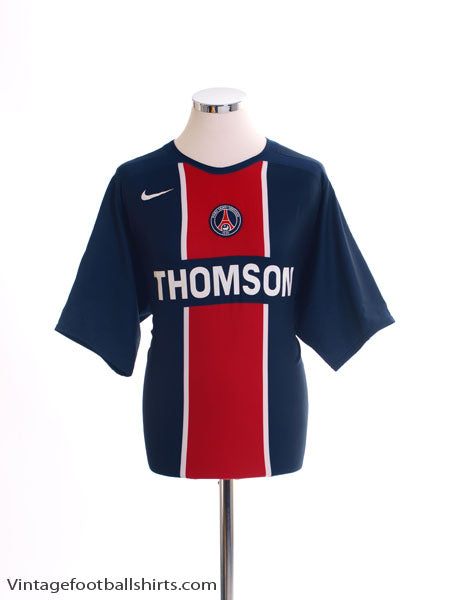 2005-06 Paris Saint-Germain Home Shirt *Mint* L Football Shirt