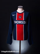 2005-06 Paris Saint-Germain Home Shirt *As new* L/S L Football Shirt