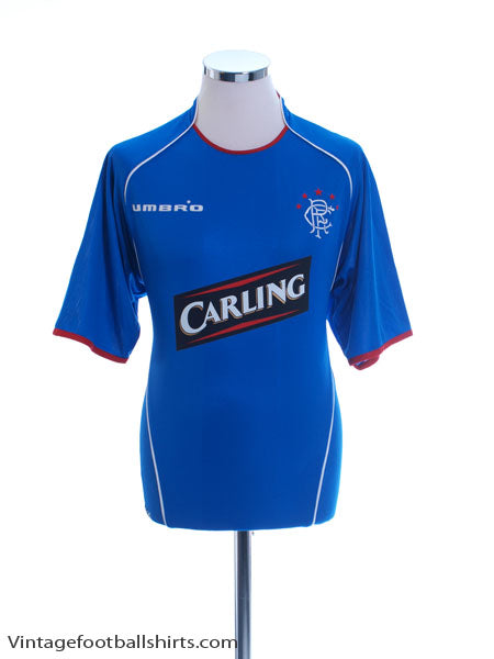 2005-06 Rangers Home Shirt *Mint* M Football Shirt