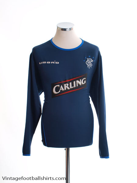 2005-06 Rangers Third Shirt L/S L Football Shirt