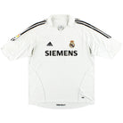 2005-06 Real Madrid adidas Home Shirt L Football Shirt