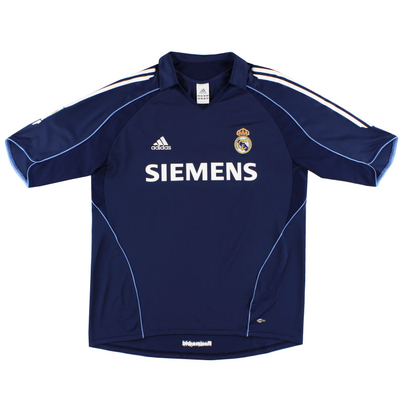 2005-06 Real Madrid Away Shirt L Football Shirt