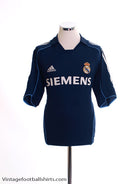 2005-06 Real Madrid Away Shirt M Football Shirt