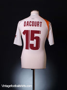 2005-06 Roma Away Shirt Dacourt #15 L Football Shirt