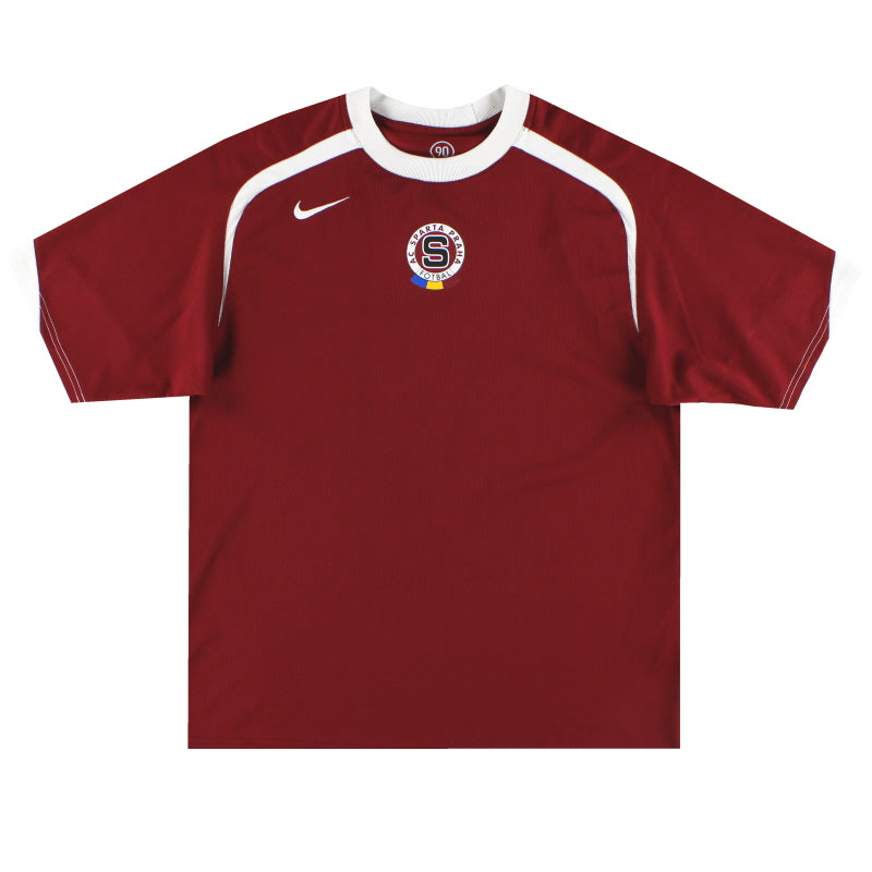 2005-06 Sparta Prague Nike Home Shirt L Football Shirt