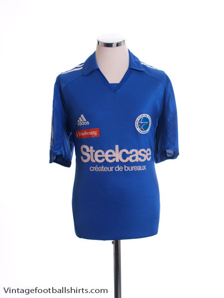 2005-06 Strasbourg Home Shirt M Football Shirt