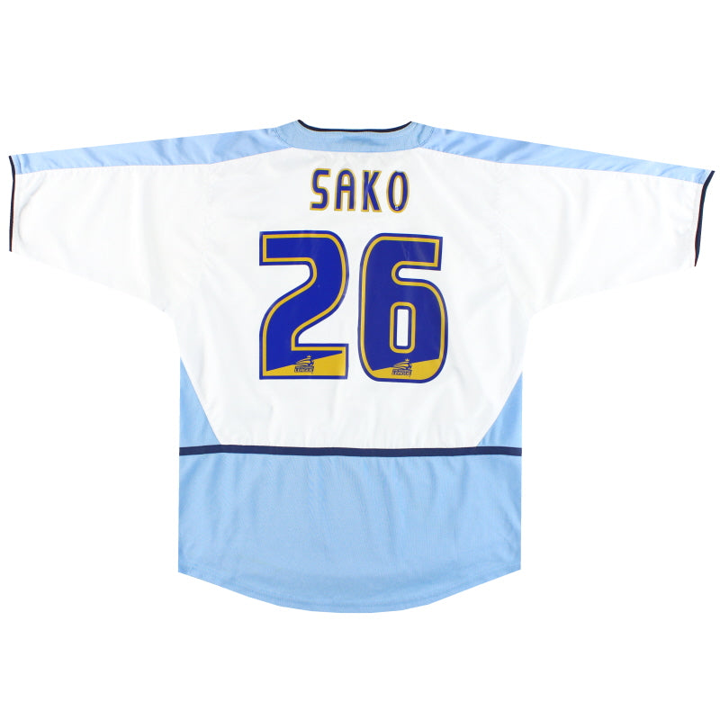 2005-06 Torquay United Vandanel Match Issue Away Shirt Sako #26 L Football Shirt