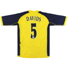 2005-06 Tottenham Kappa Third Shirt Davids #5 *Mint* L Football Shirt
