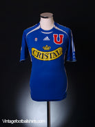 2005-06 Universidad de Chile Player Issue Home Shirt Droguett #4 S Football Shirt