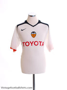 2005-06 Valencia Home Shirt M Football Shirt