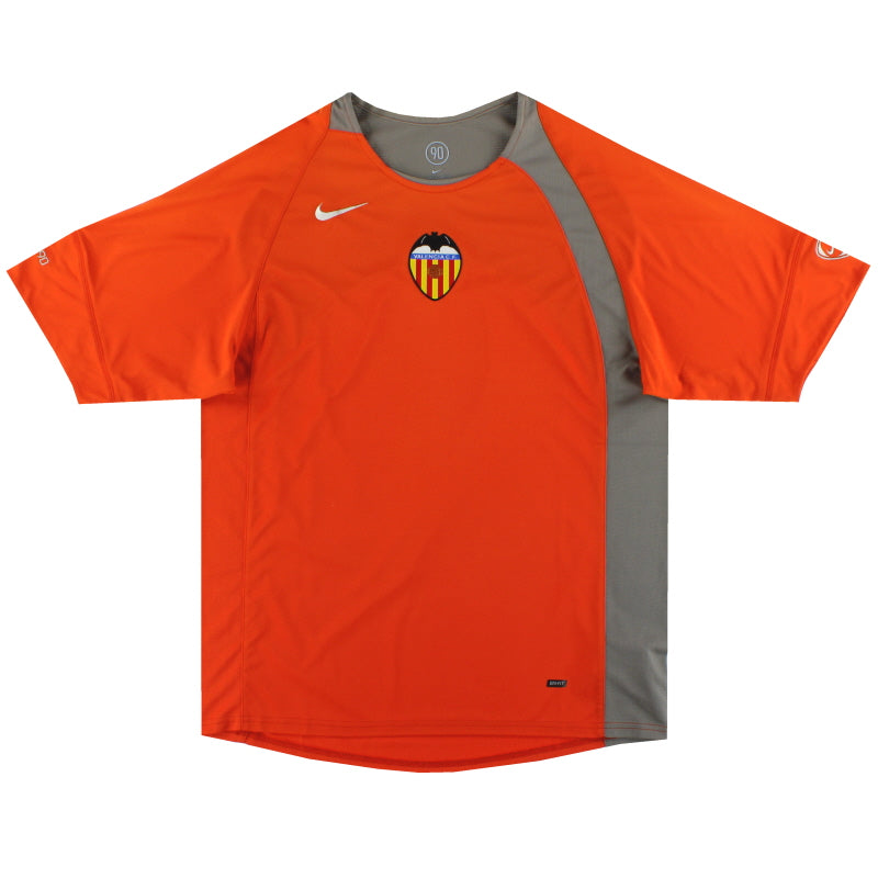 2005-06 Valencia Nike Training Shirt M Training Shirt