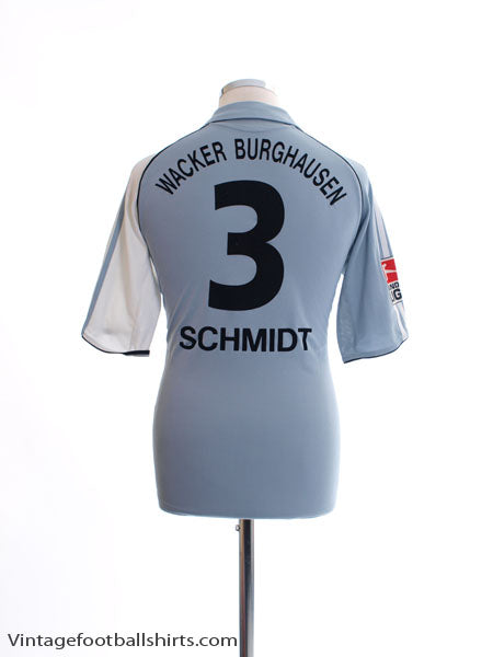 2005-06 Wacker Burghausen Home Shirt Schmidt #3 S Football Shirt