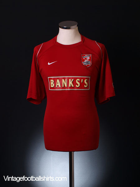 2005-06 Walsall Home Shirt L Football Shirt