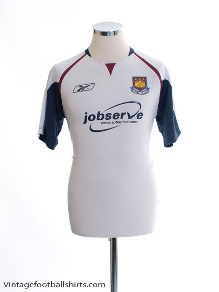 2005-06 West Ham Away Shirt S Football Shirt