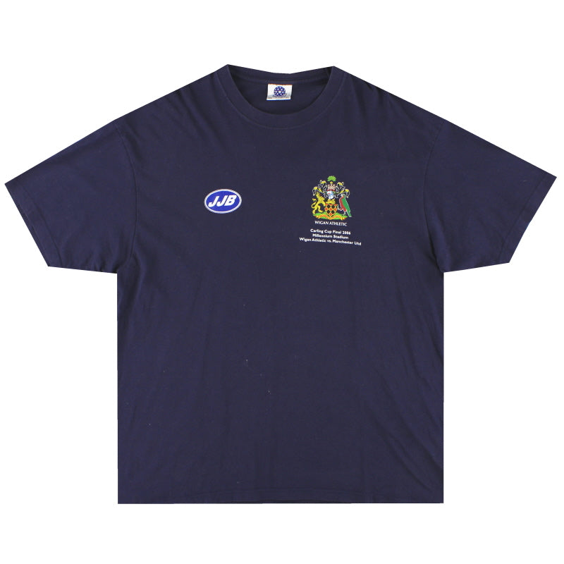 2005-06 Wigan 'Cup Final' Graphic Tee XL T-Shirt