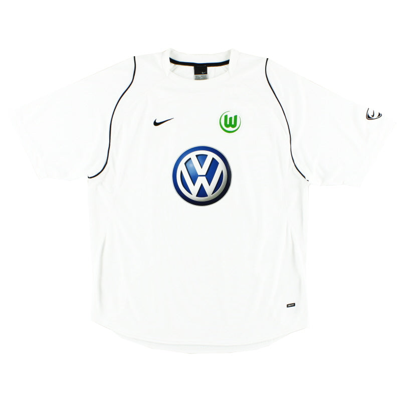 2005-06 Wolfsburg Away Shirt L Football Shirt