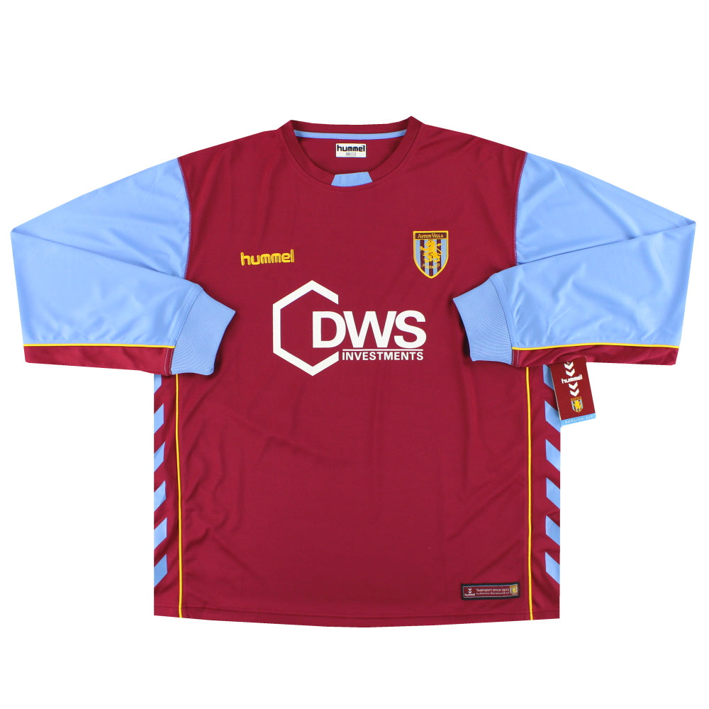 2005-06 Aston Villa Hummel Home Shirt L/S *w/tags* L | Vintage 2005-06 Aston Villa Hummel Home Shirt L/S *w/tags* L | Vintage