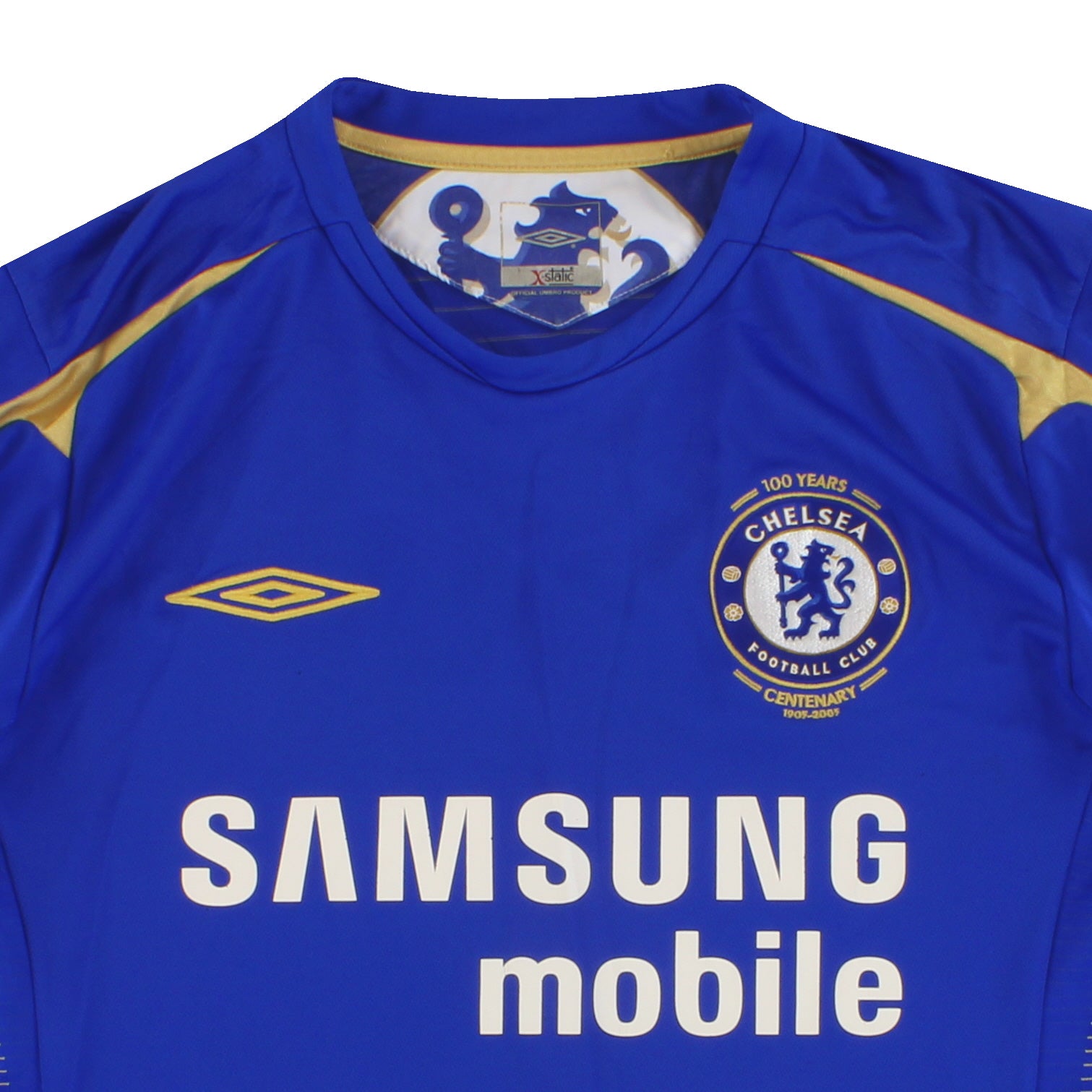 2005-06 Chelsea Umbro Centenary Home Shirt M | Vintage Football Shirts