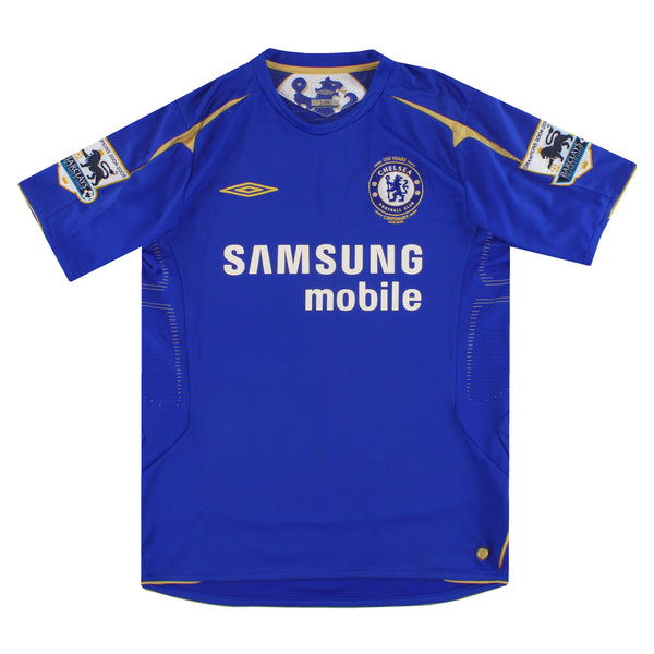 2005-06 Chelsea Umbro Centenary Home Shirt M | Vintage Football Shirts
