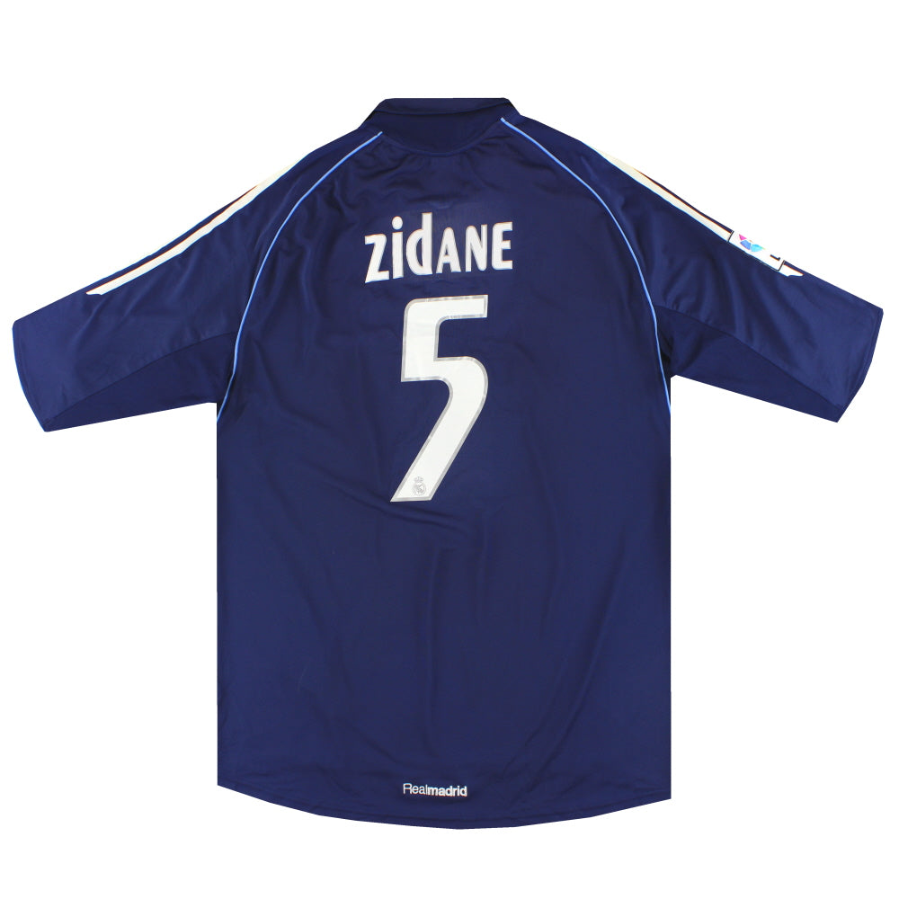 2005-06 Real Madrid adidas Away Shirt Zidane #5 XL 109856