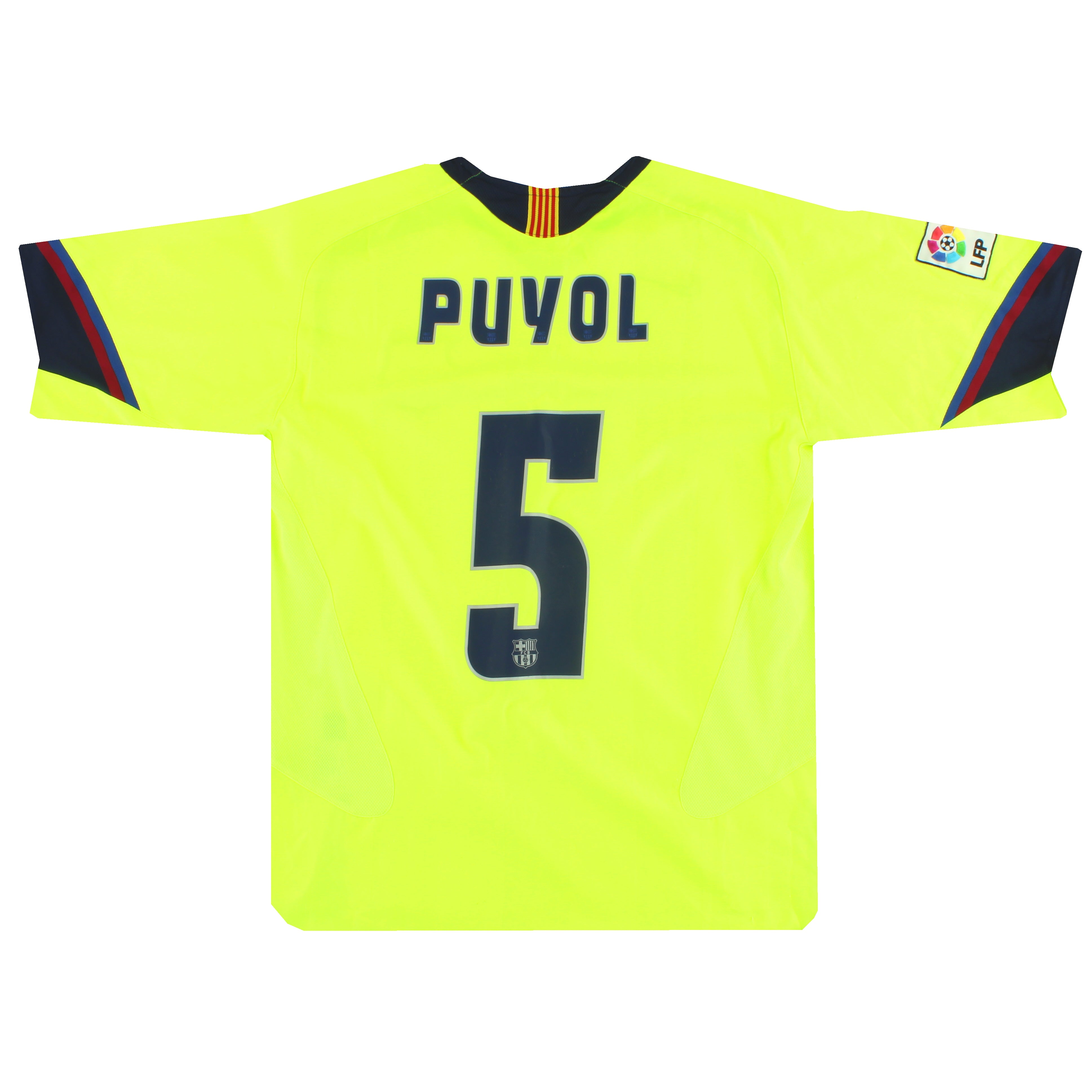 2005-06 Barcelona Nike Away Shirt Puyol #5 L 195971 | Vintage