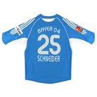 2005-07 Bayer Leverkusen Away Shirt Schneider #25 XL.Boys Football Shirt
