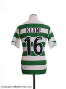 2005-07 Celtic Home Shirt Keane #16 XL.Boys Football Shirt