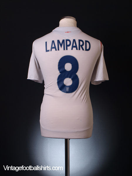 2005-07 England Home Shirt Lampard #8 L Football Shirt