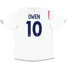 2005-07 England Home Shirt Owen #10 XL Football Shirt