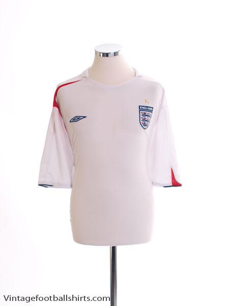 2005-07 England Home Shirt XXXL Football Shirt