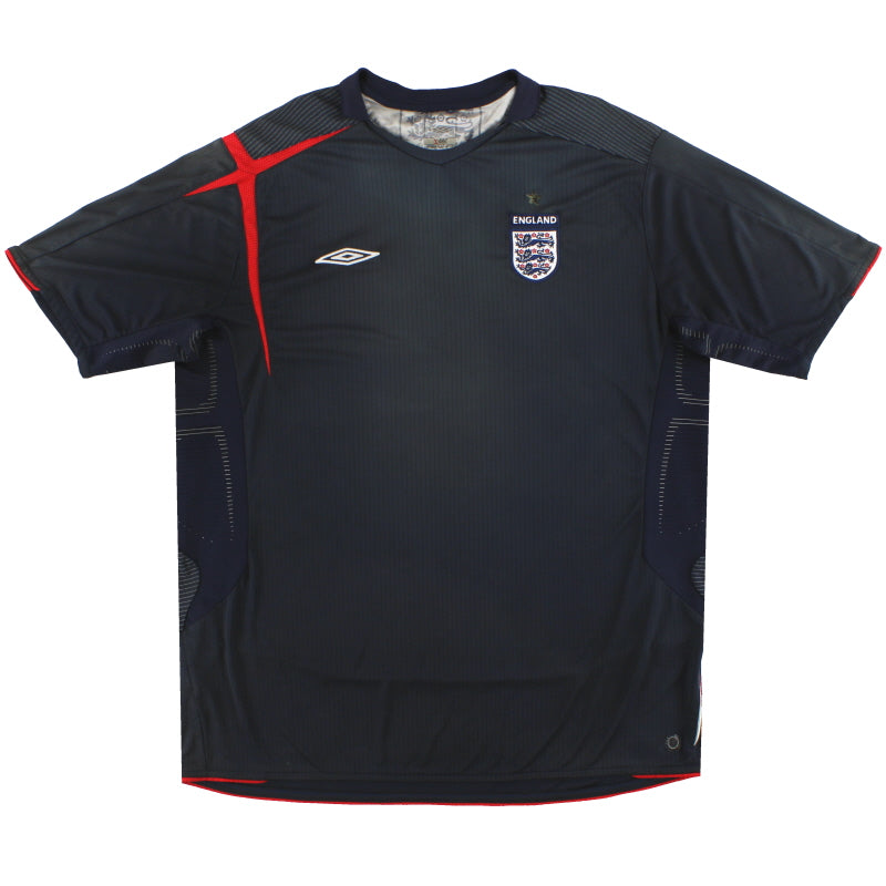 2005-07 England Umbro Goalkeeper Shirt XL Football Shirt