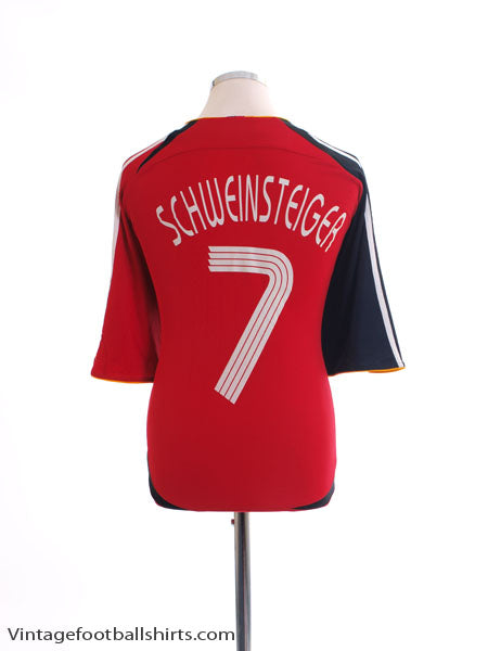 2005-07 Germany Away Shirt Schweinsteiger #7 XL Football Shirt