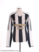 2005-07 Newcastle Home Shirt L/S L Football Shirt