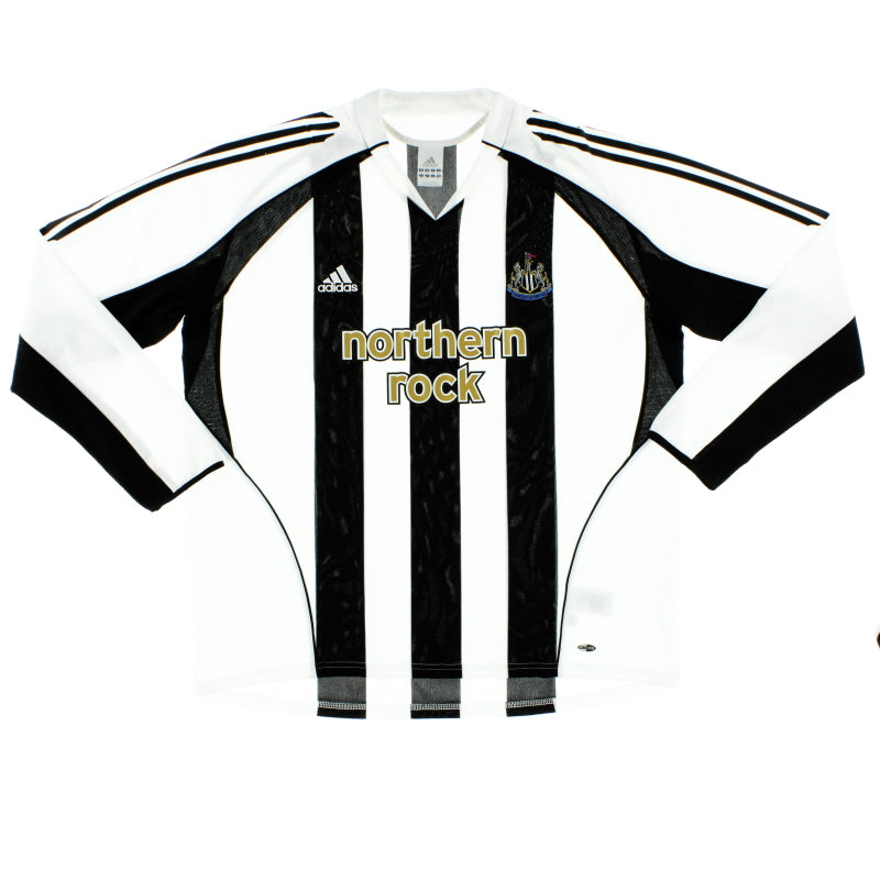 2005-07 Newcastle Home Shirt L/S XXL Football Shirt
