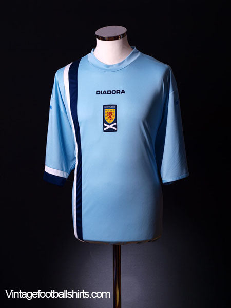 2005-07 Scotland Away Shirt M Football Shirt