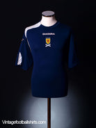 2005-07 Scotland Home Shirt L Football Shirt