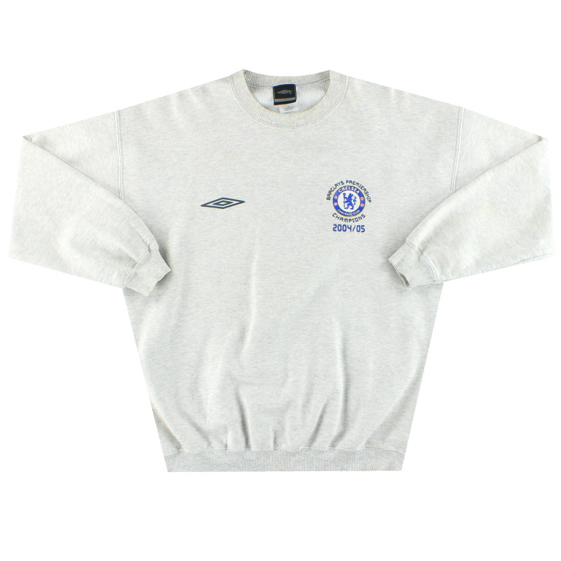 2005 Chelsea Umbro 'Champions' Sweatshirt L Vintage Football Shirts