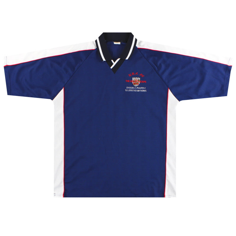 2005 West Brom 'The Great Escape' Shirt XL Accessories