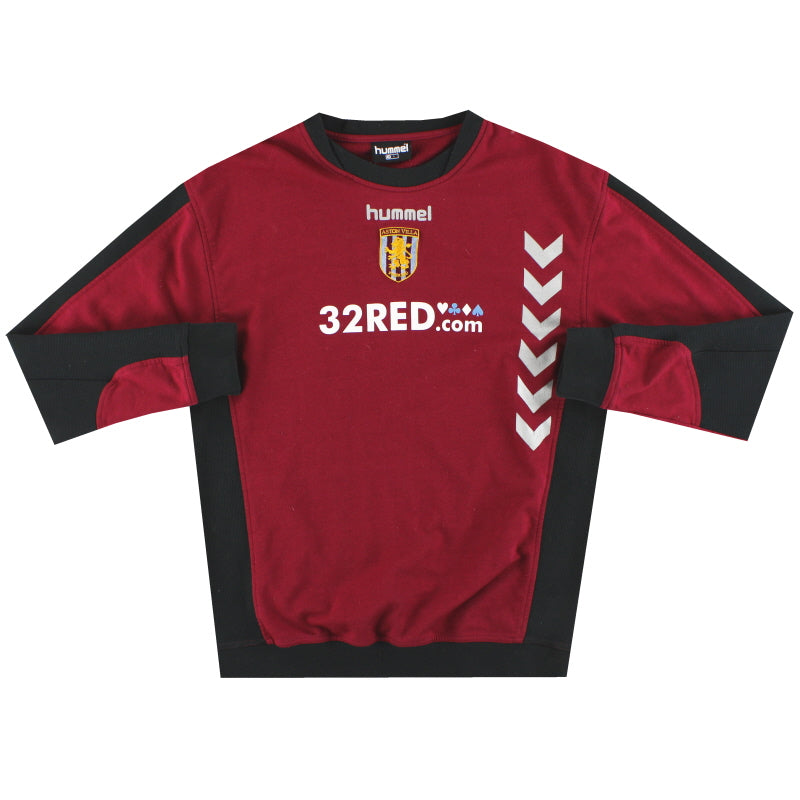 2006-07 Aston Villa Hummel Sweatshirt L Sweatshirt