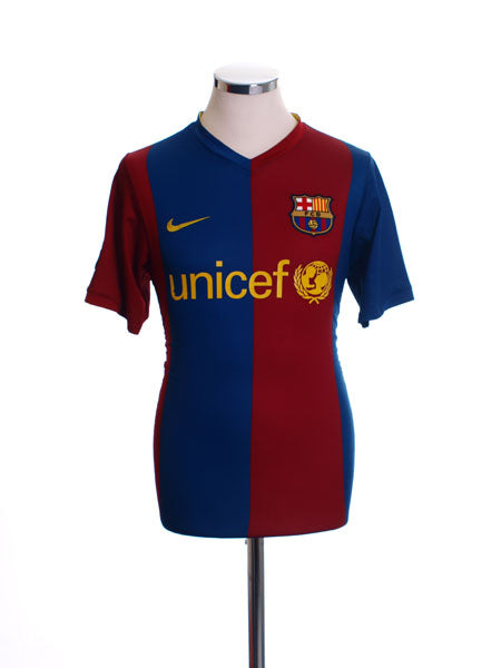 2006-07 Barcelona Home Shirt XL.Boys Football Shirt