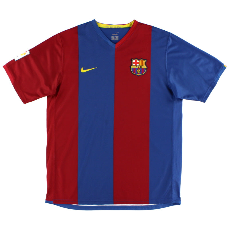 2006-07 Barcelona Nike Home Shirt S.Boys Football Shirt