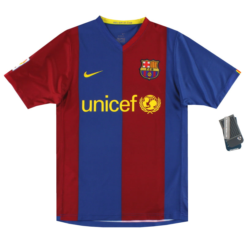 2006-07 Barcelona Nike Home Shirt *w/tags* S Football Shirt