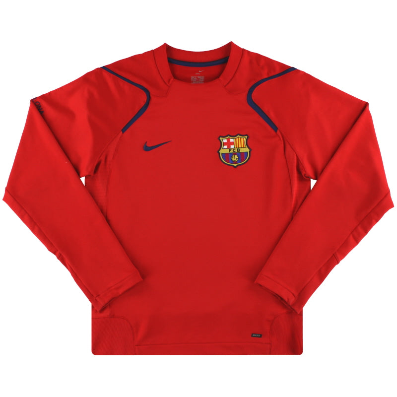 2006-07 Barcelona Nike Training Top S 146991 | Vintage Football Shirts