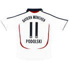 2006-07 Bayern Munich Away Shirt Podolski #11 S Football Shirt