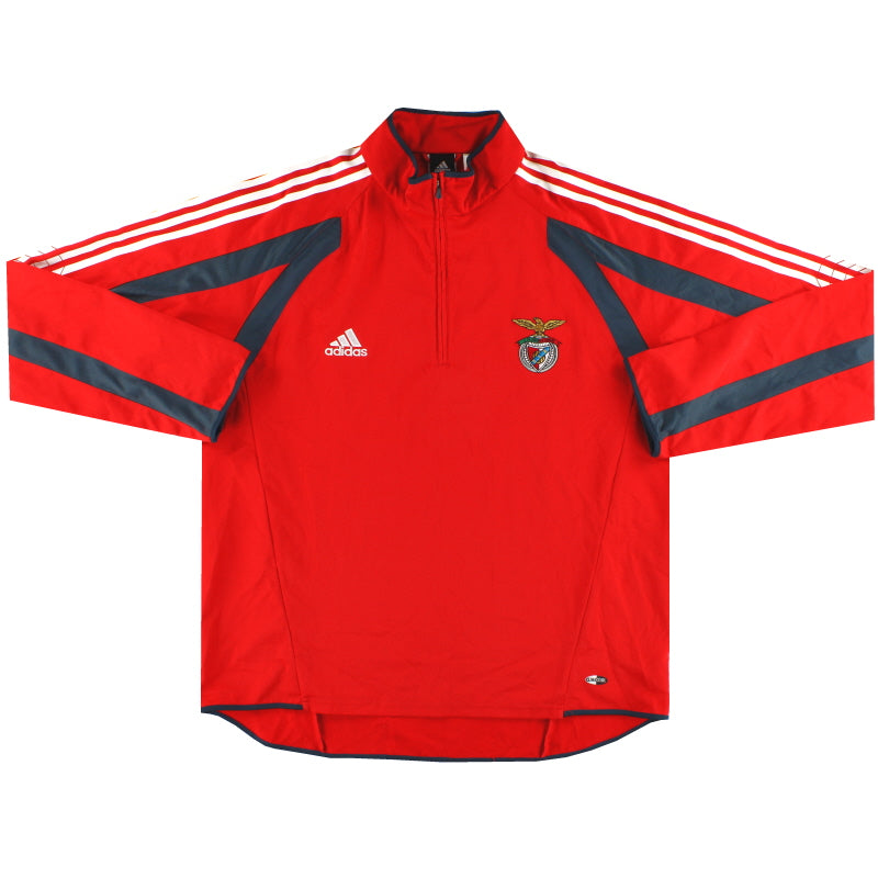2006-07 Benfica adidas 1/4 Zip Top XL Football Shirt
